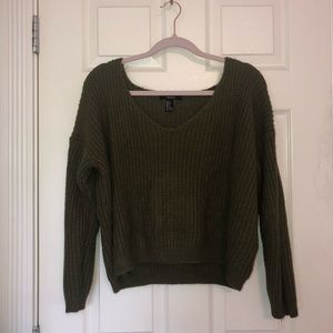 Olive green sweater